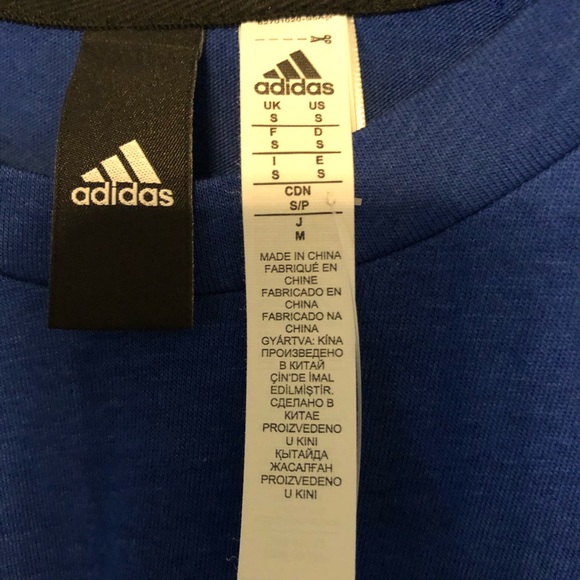 SML adidas women’s lightweight long sleeve blue - Picture 7 of 8